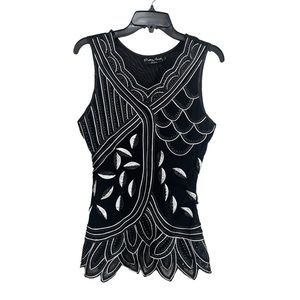 Pretty angel sleeveless silk top